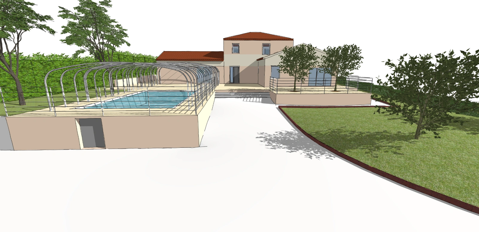 Rendu 3D entrée